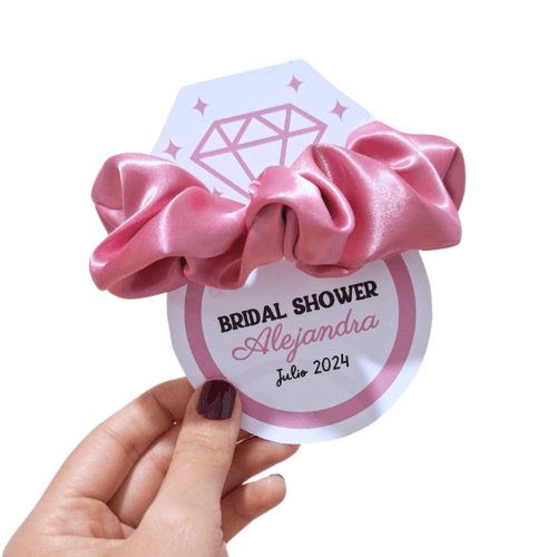 recuerdo para despedida de solteras, scrunchies
